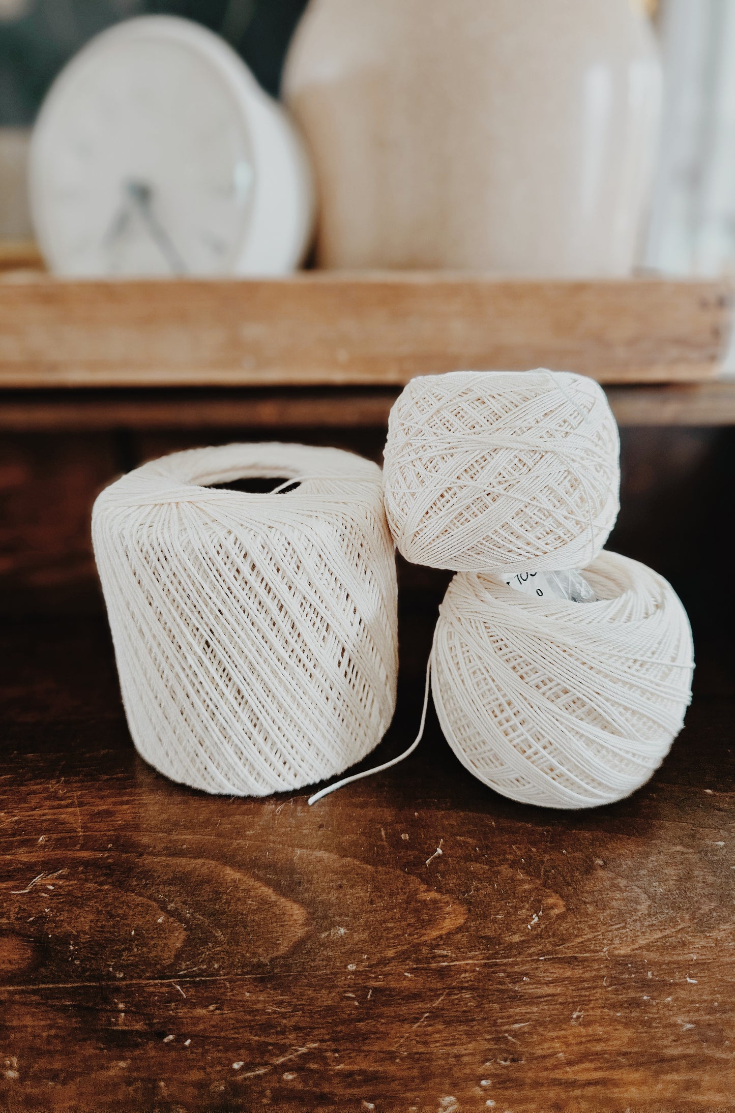 Set of 3 Yarn Spools