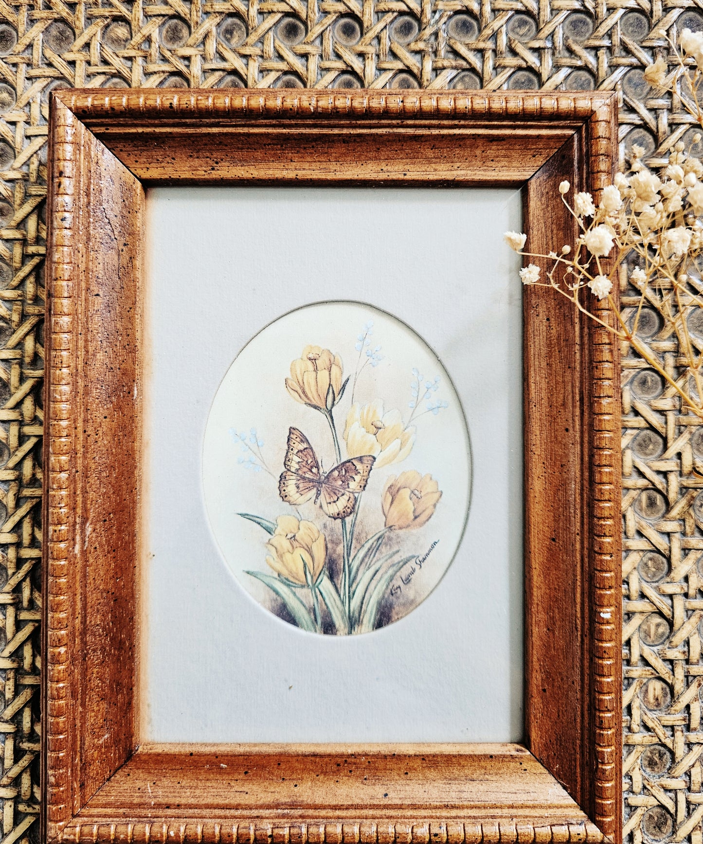 1970s Kay Lamb Shannon Butterfly Art