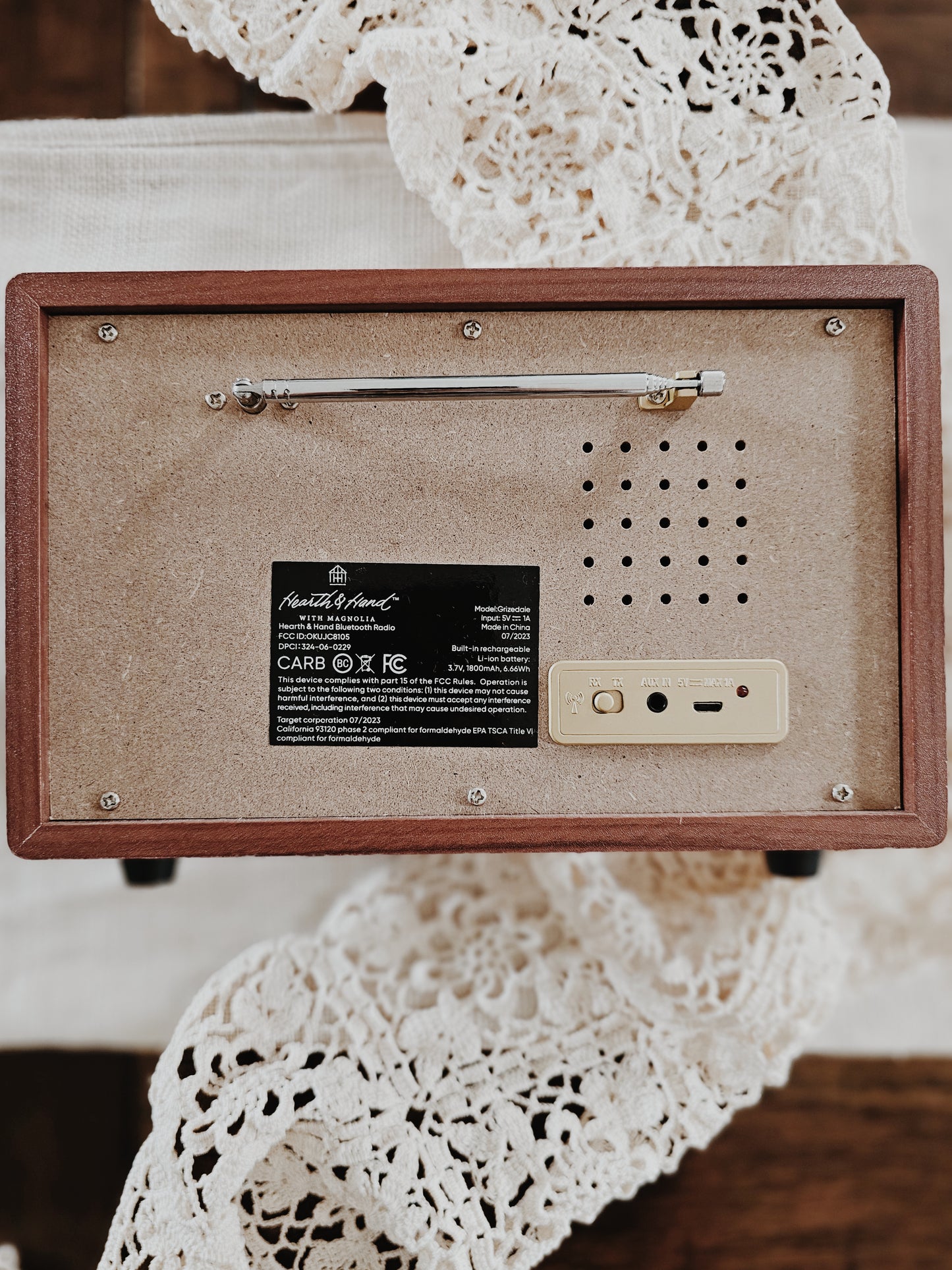 Vintage Inspired Working Bluetooth Radio