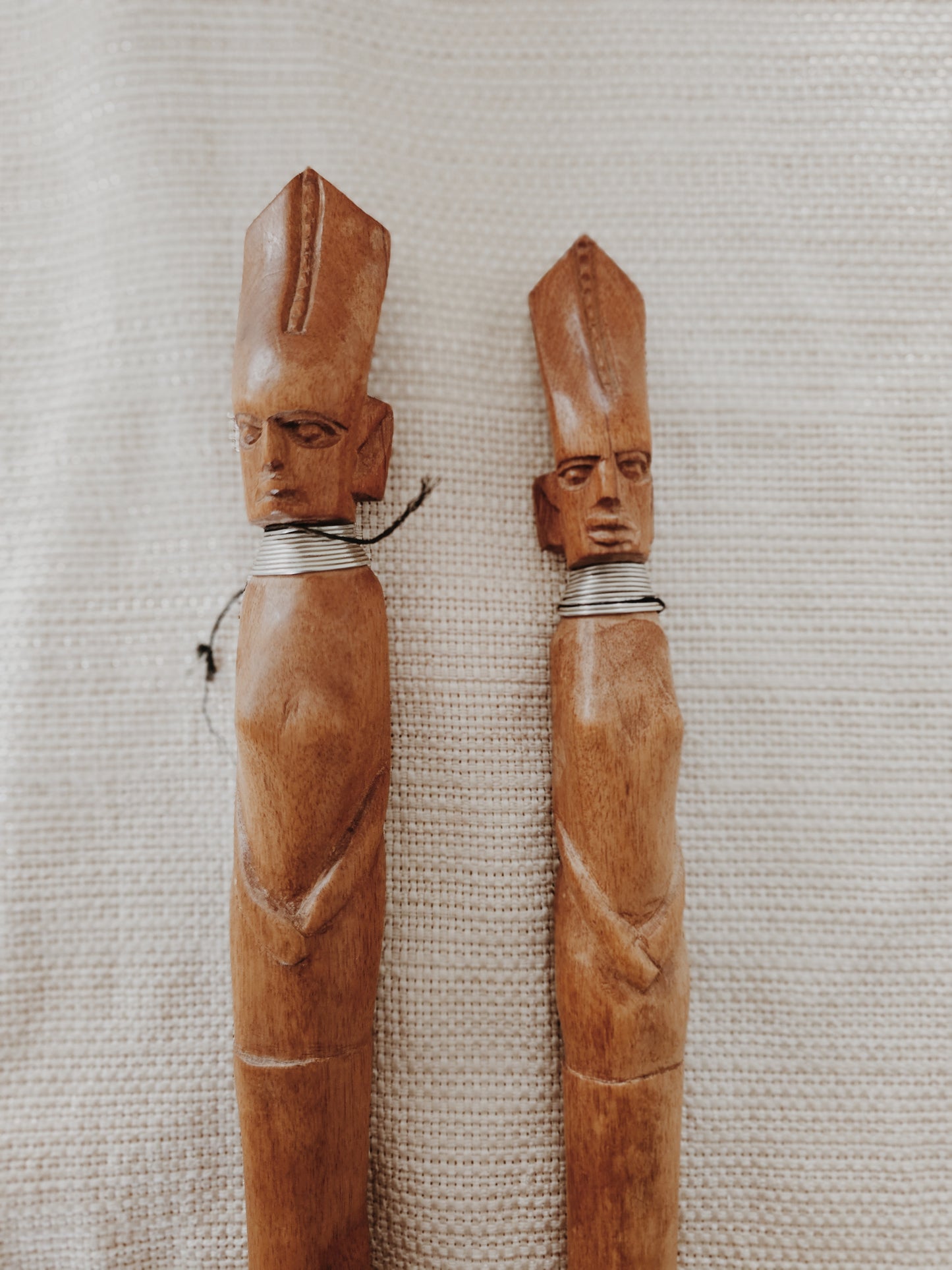 Mid-Century Handcarved Utensil Set