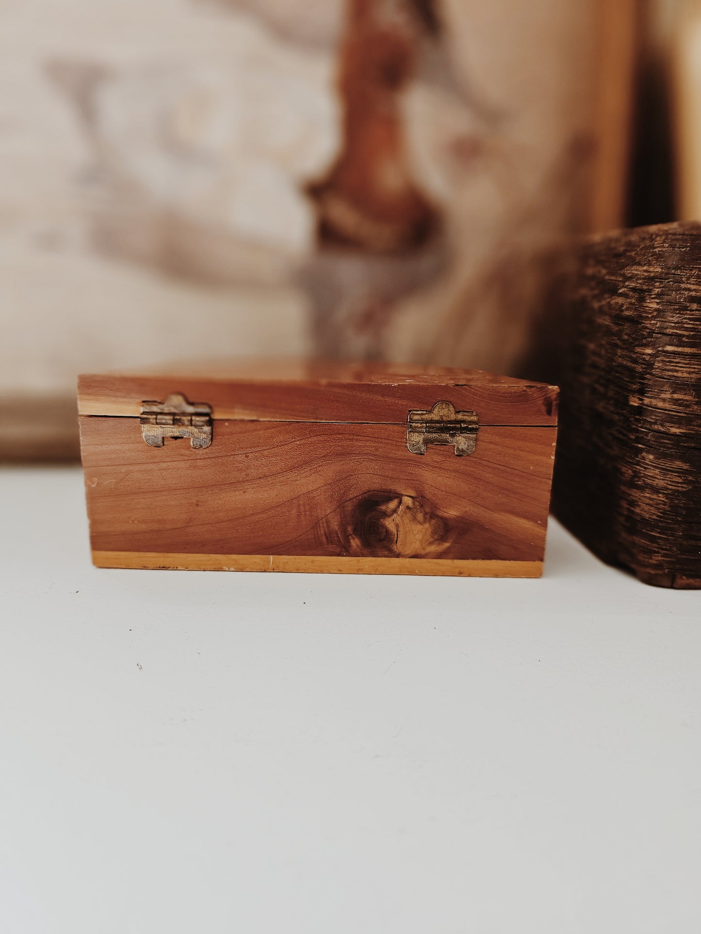 Vintage Minnesota Wooden Trinket Box