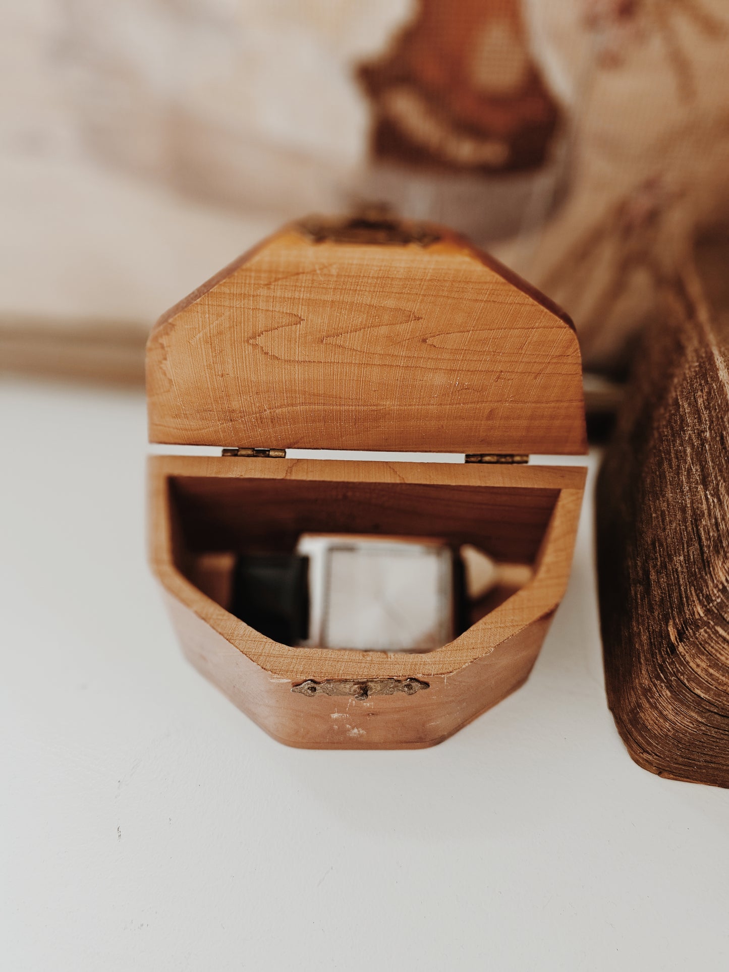 Vintage Minnesota Wooden Trinket Box
