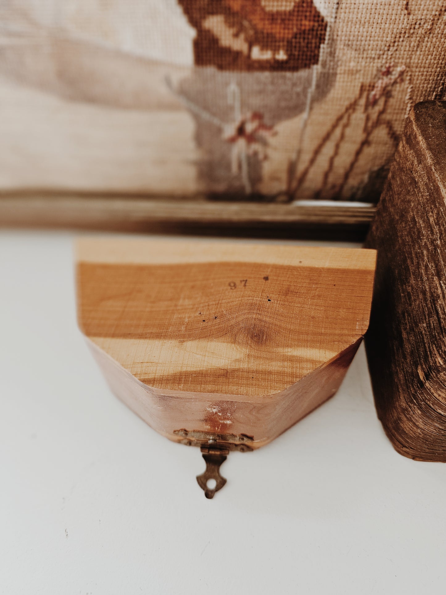 Vintage Minnesota Wooden Trinket Box