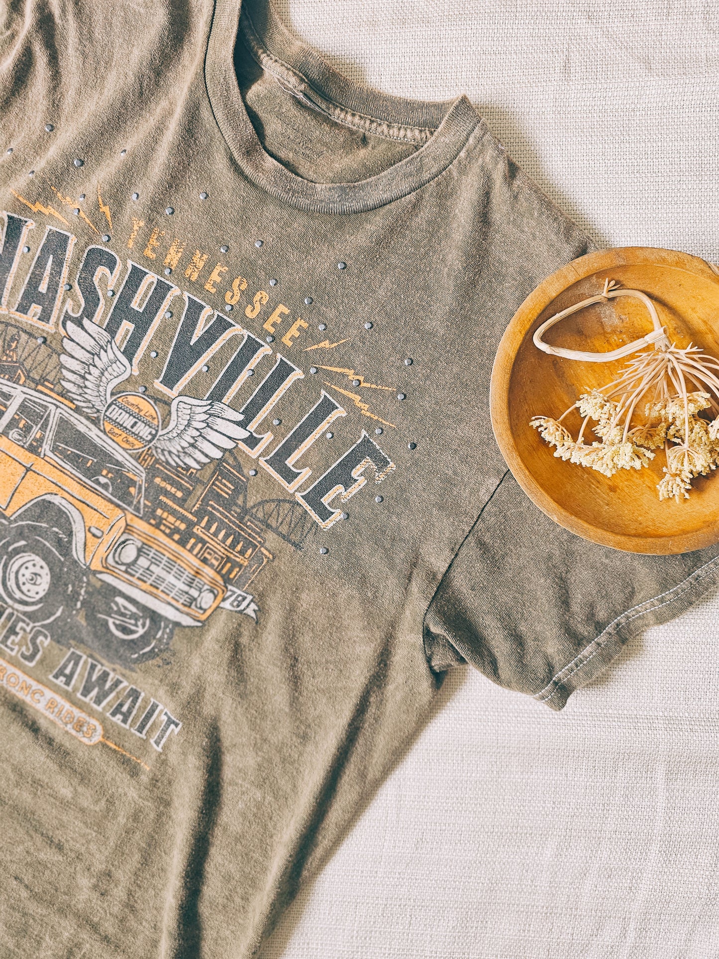 Graphic Embellished Nashville Tee