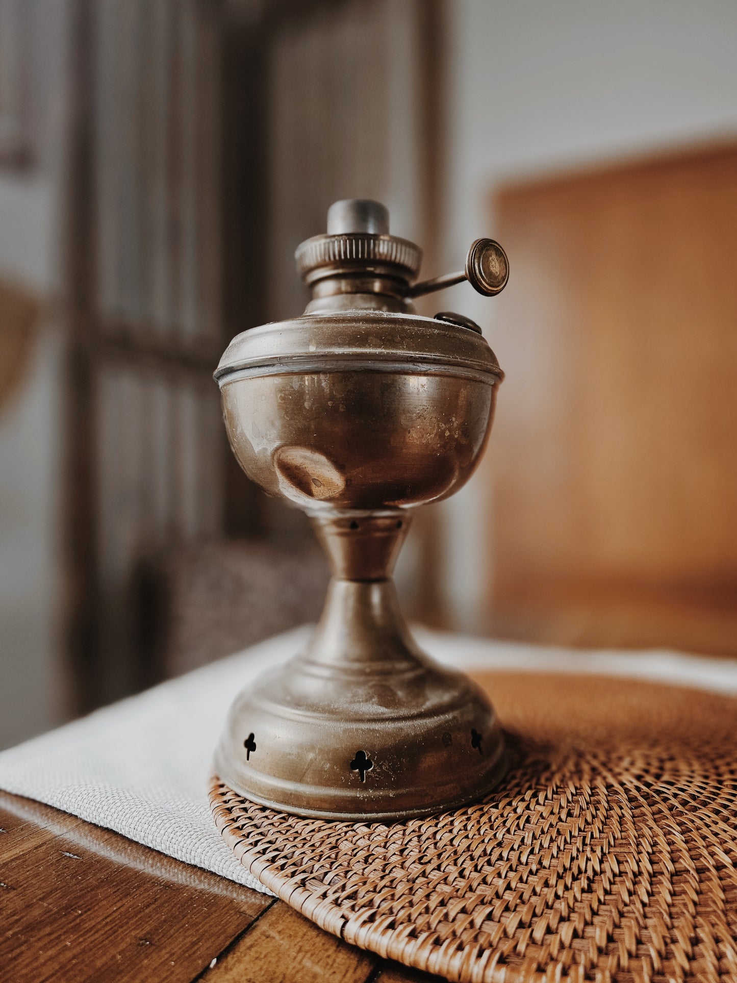 Vintage Kerosene Oil Lamp