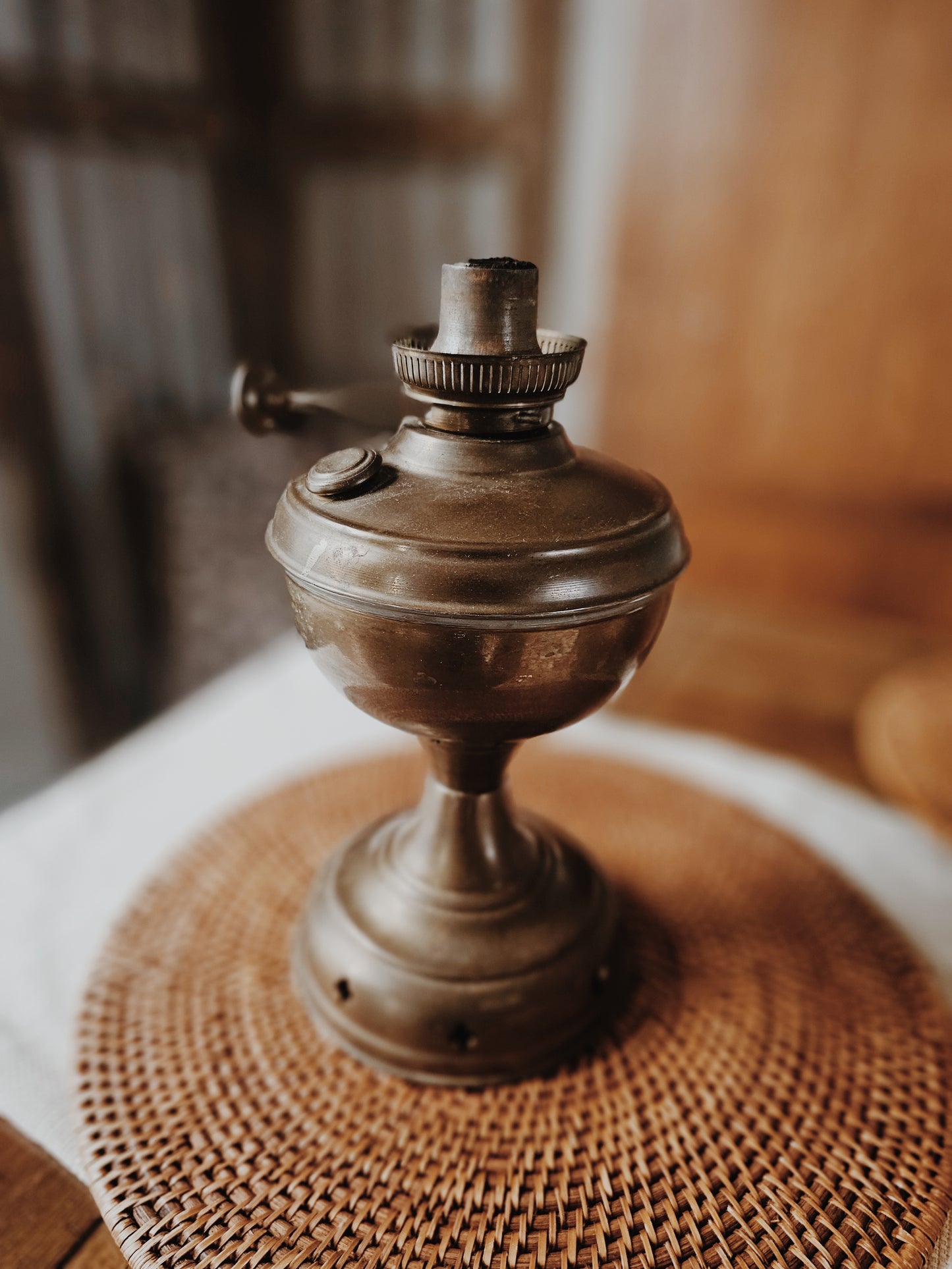 Vintage Kerosene Oil Lamp