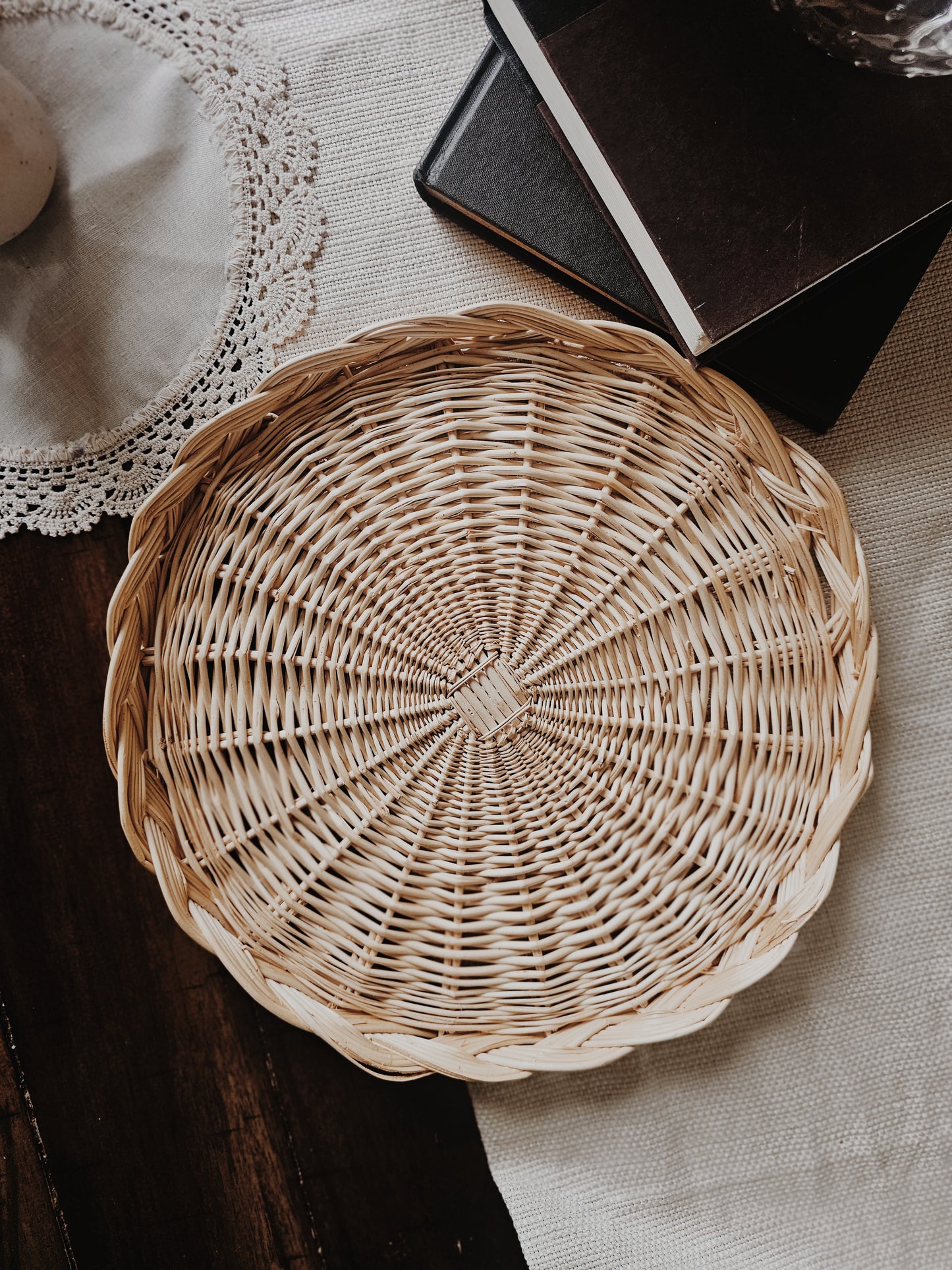 Woven Basket Tray