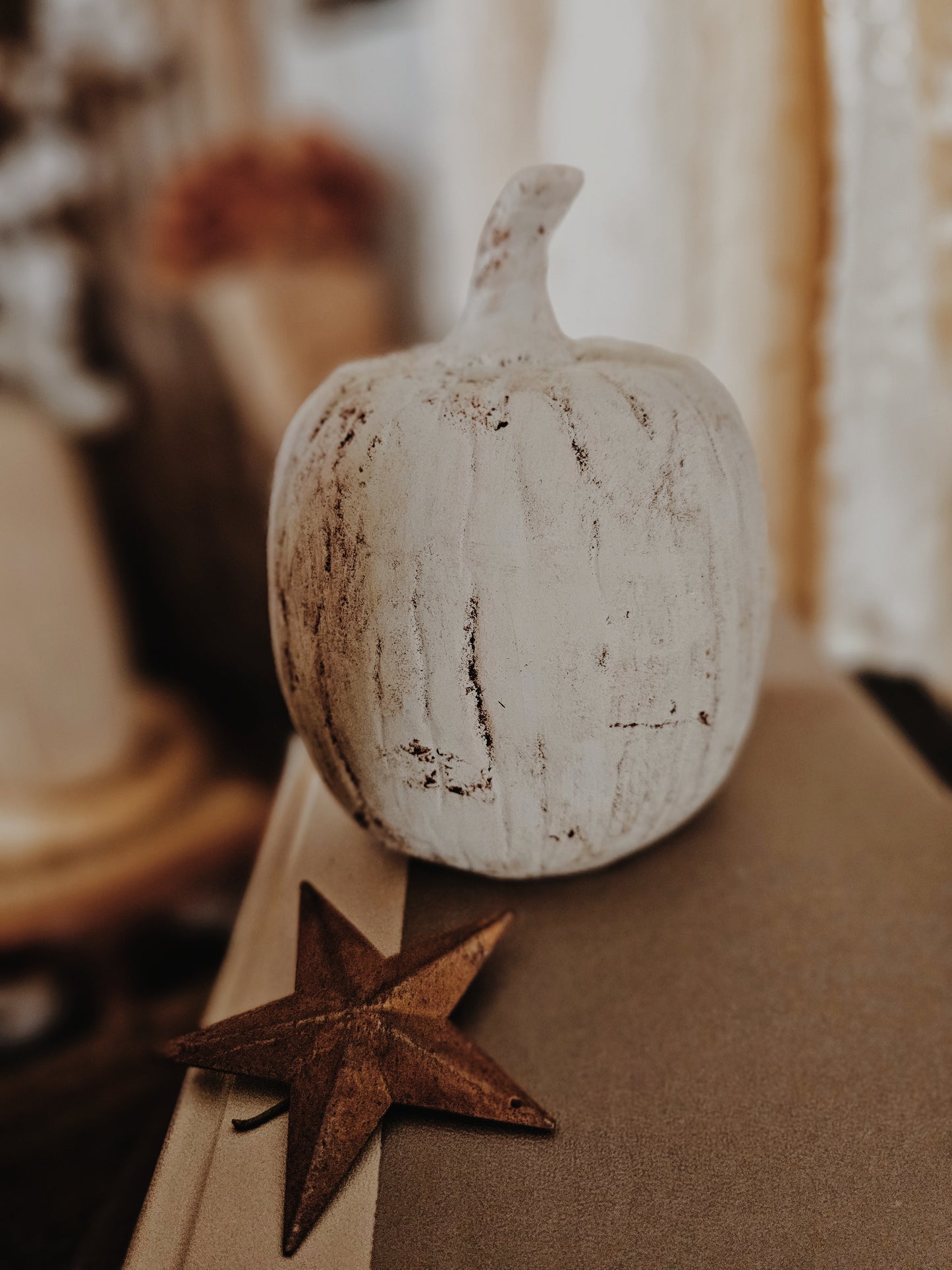 Decorative Rustic Pumpkin