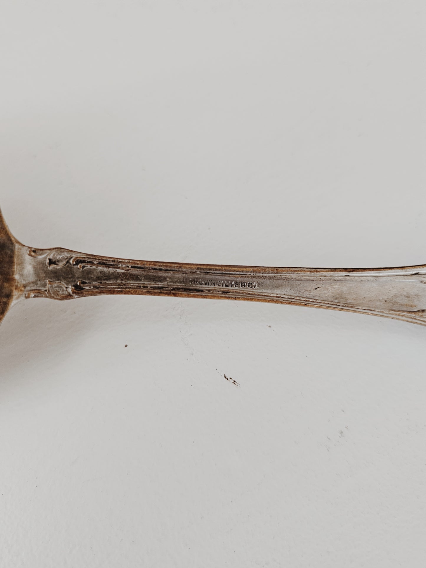 Vintage Silver Serving Spoon