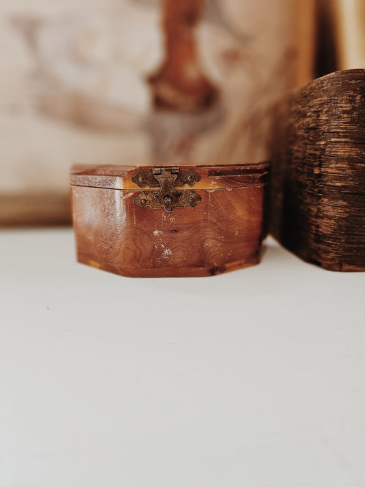 Vintage Minnesota Wooden Trinket Box