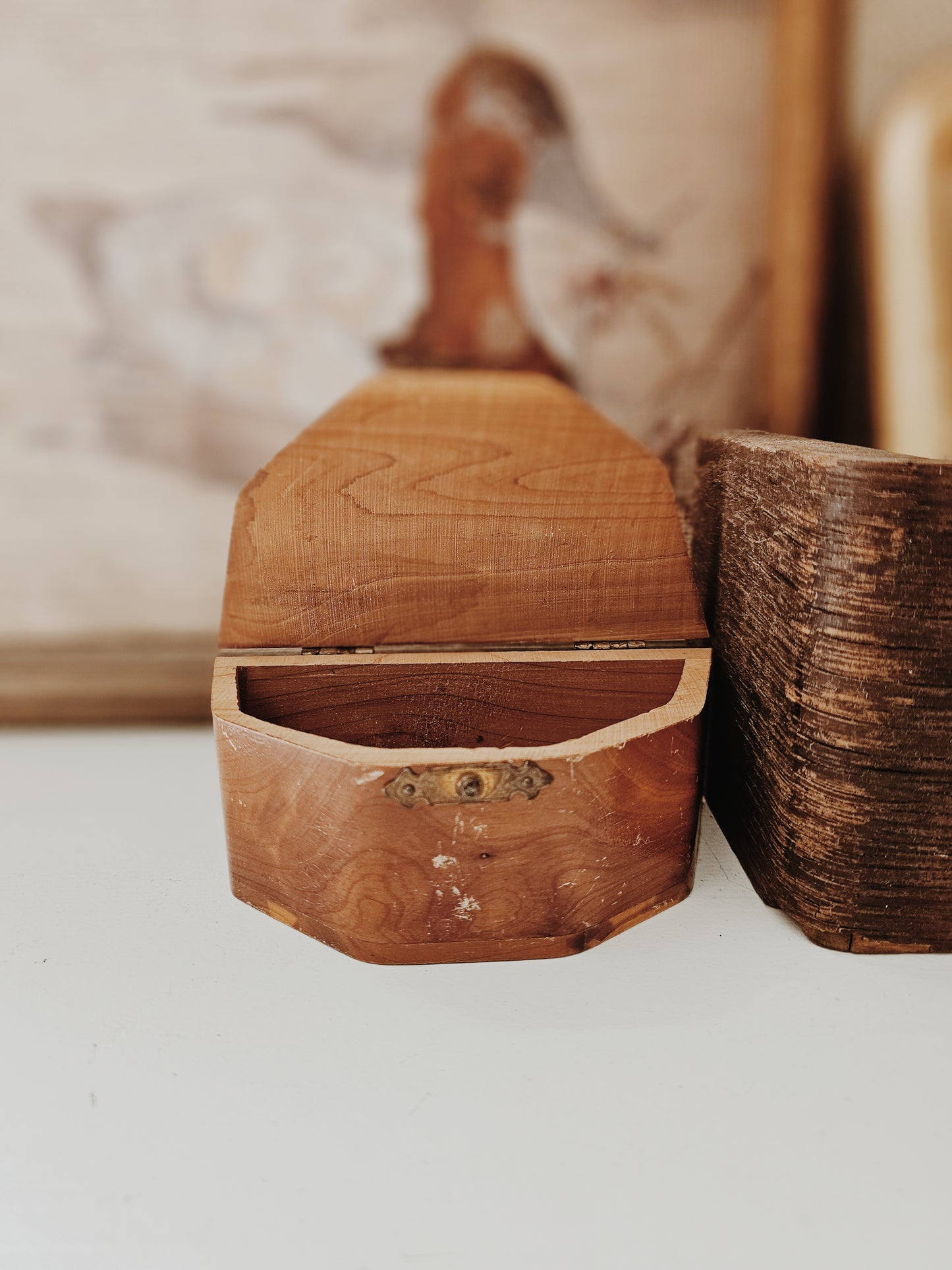 Vintage Minnesota Wooden Trinket Box