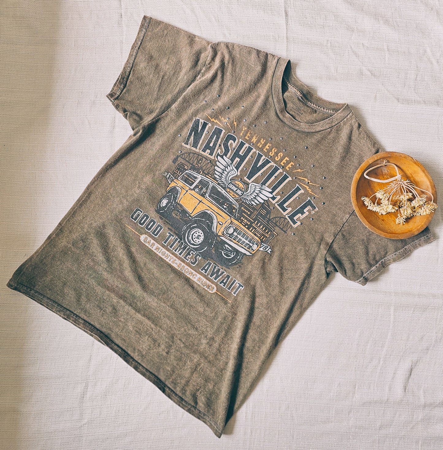 Graphic Embellished Nashville Tee