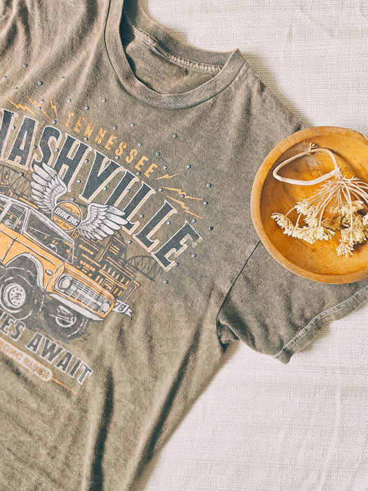 Graphic Embellished Nashville Tee