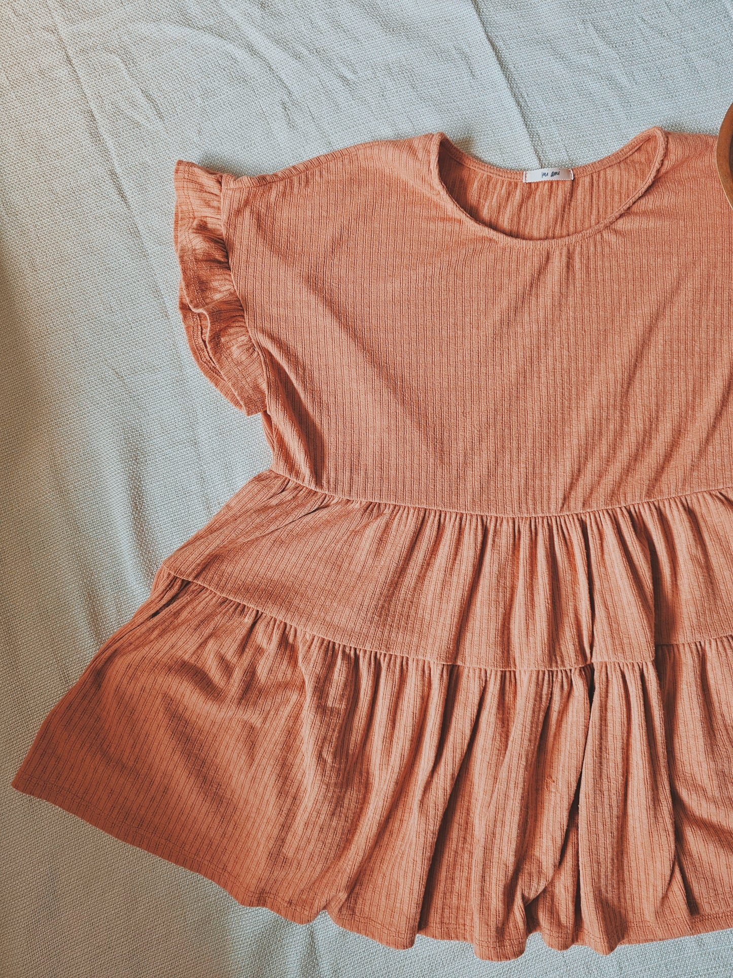Terracotta Babydoll Top
