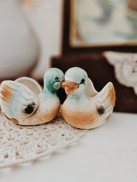 Vintage Set of Duck Planters
