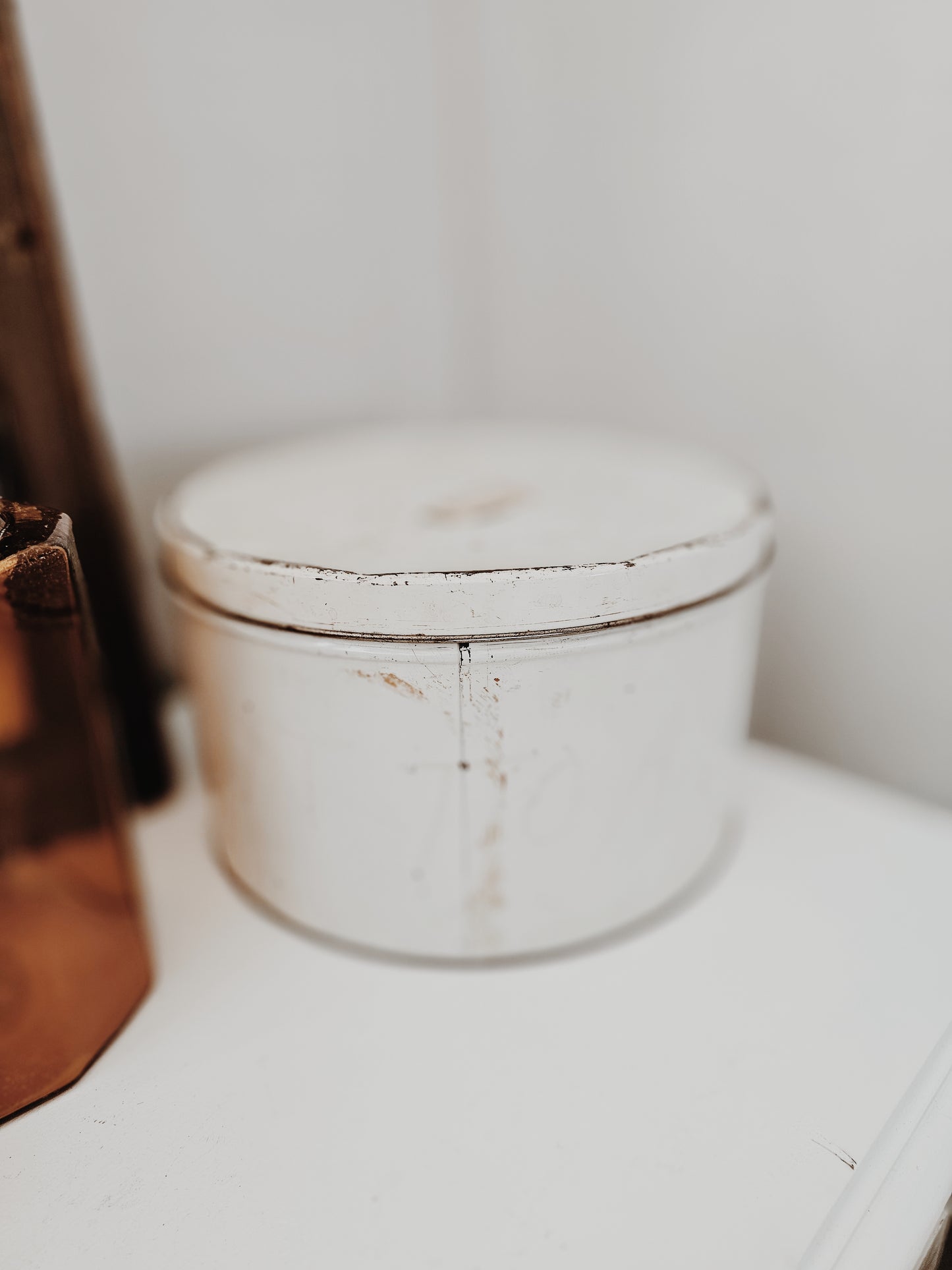 Antique Rusty Metal Tin