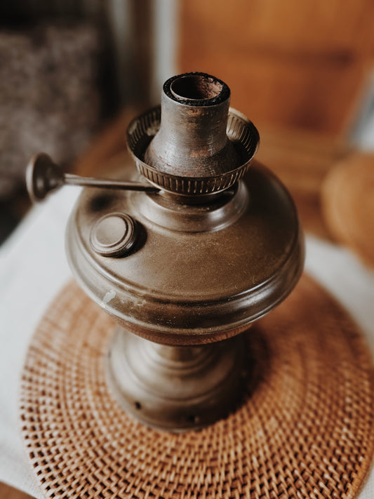 Vintage Kerosene Oil Lamp
