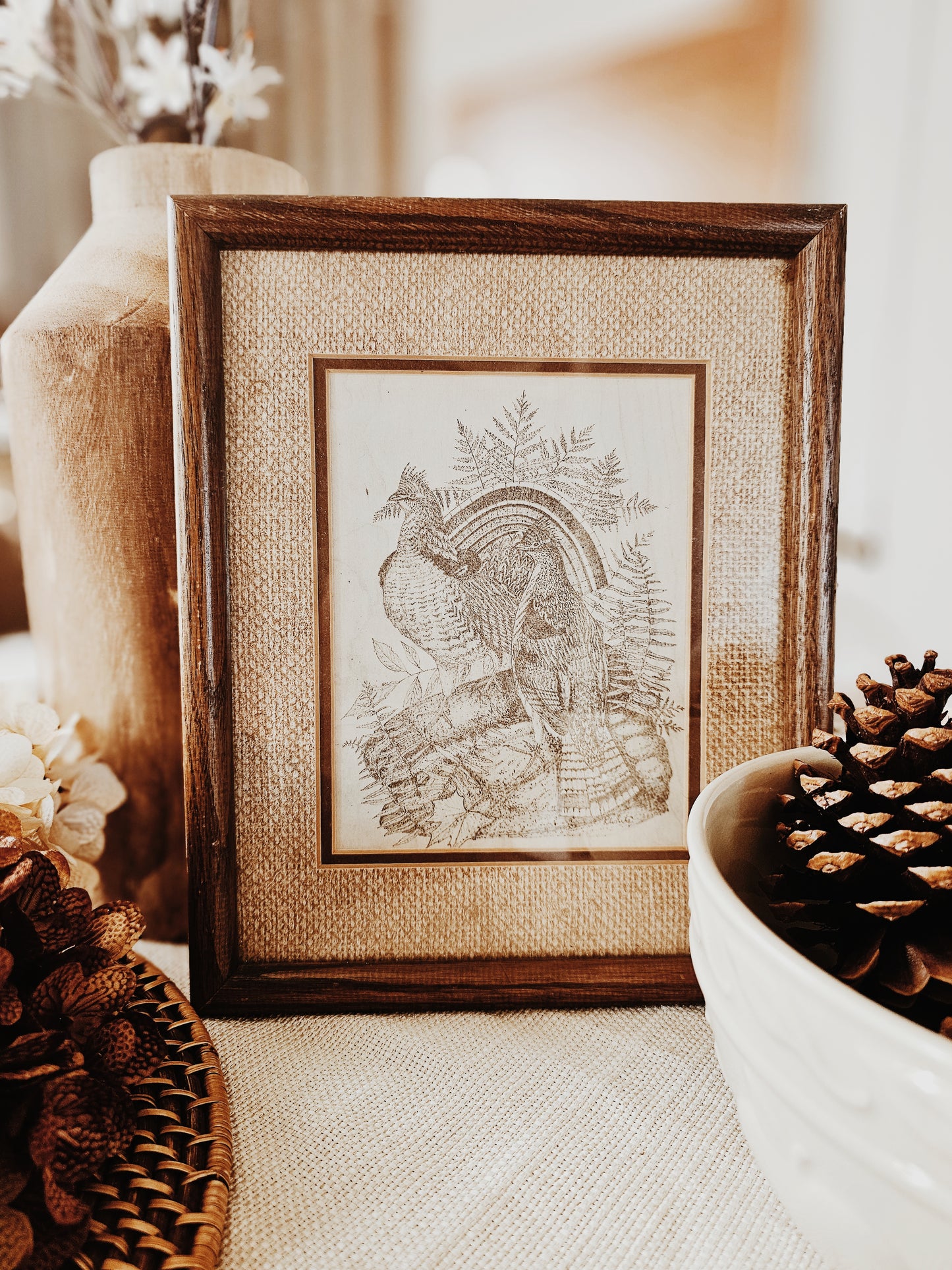 Vintage R White "Wildlife" Picture