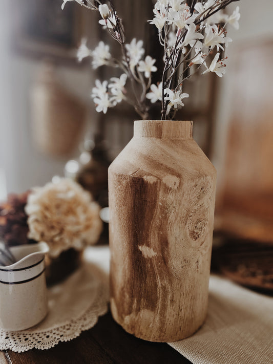 Wooden Large Vase