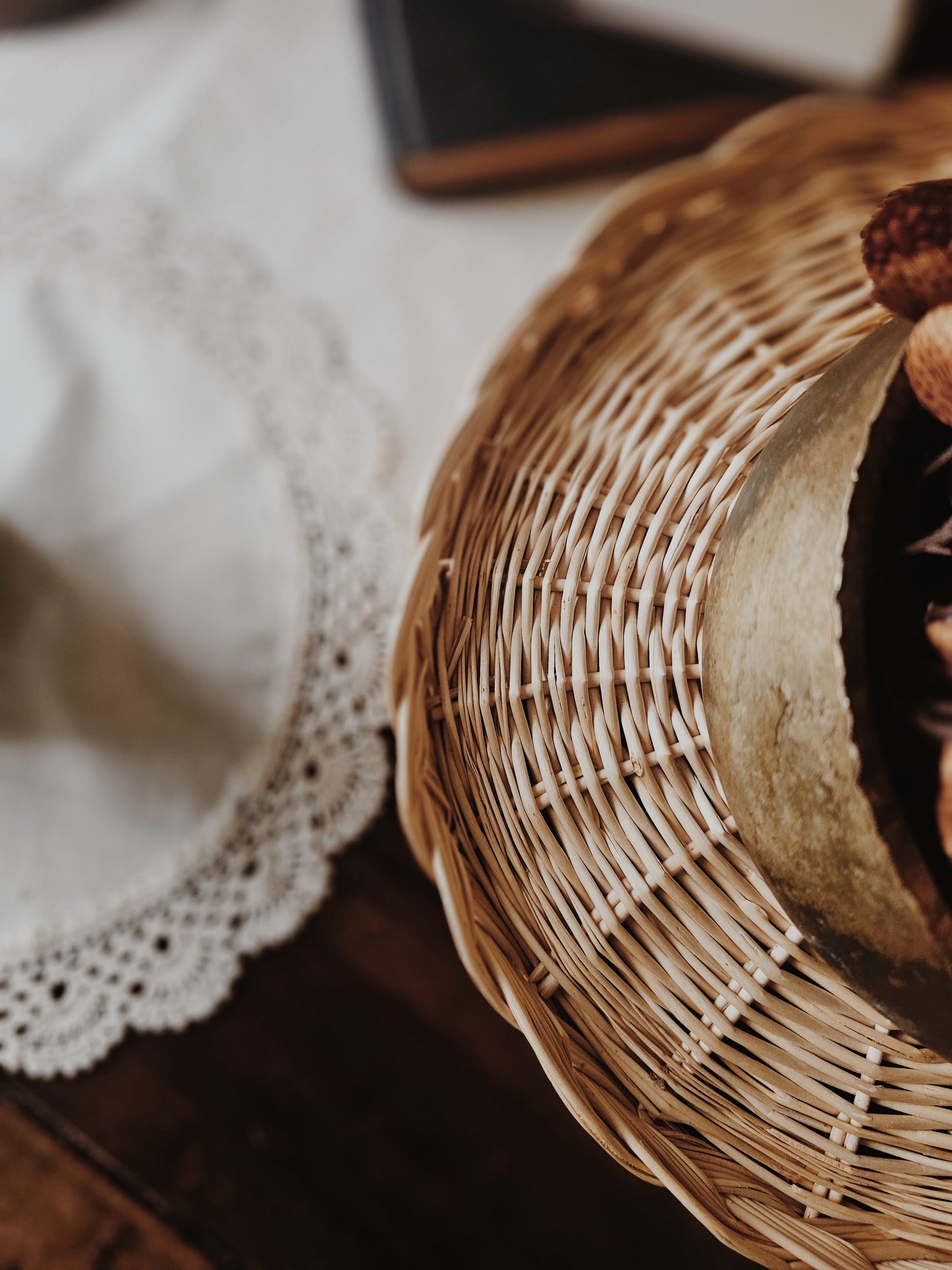 Woven Basket Tray