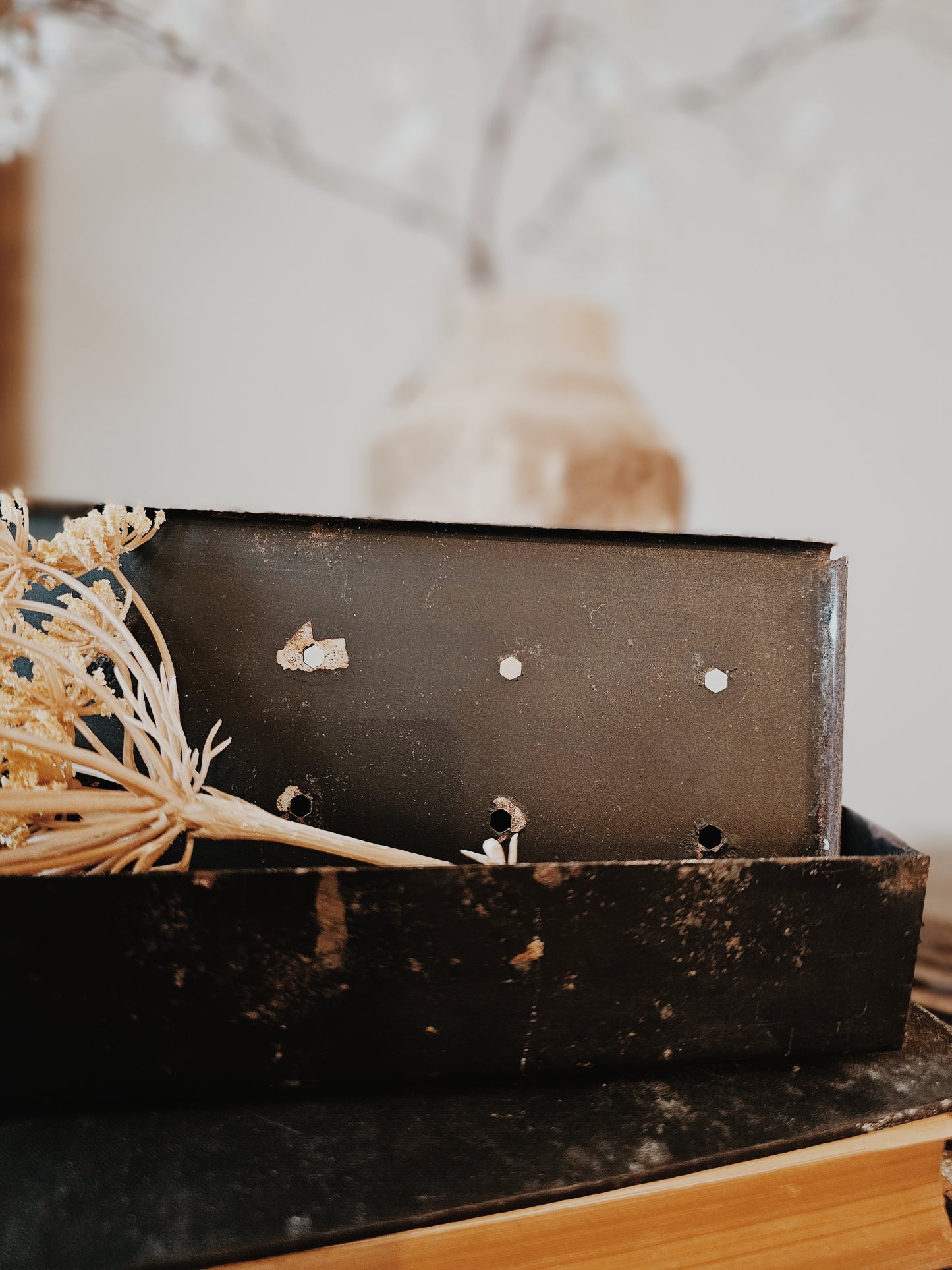 Old Rusted Smoker Box Storage