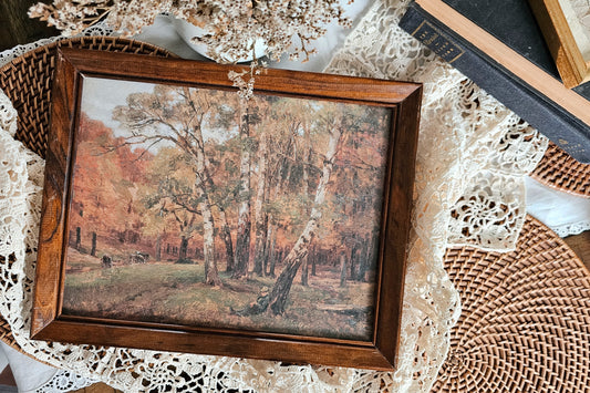 Autumn Woods Landscape Print